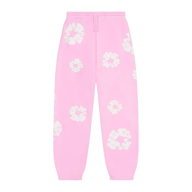 Denim Tears The Cotton Wreath Sweatpants Powder Pink — Authentic Pants & Trousers at CLZTURE