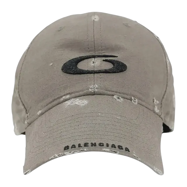 Balenciaga Sports Loop Icon Cargo Cap Dark Beige/Black — Authentic Balenciaga in stock at CLZTURE