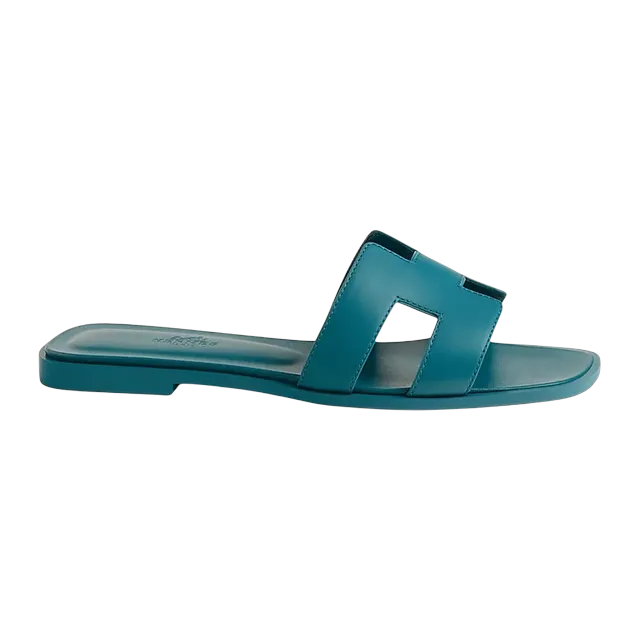Hermès Oran Blue — Authentic Shoes & Footwear at CLZTURE