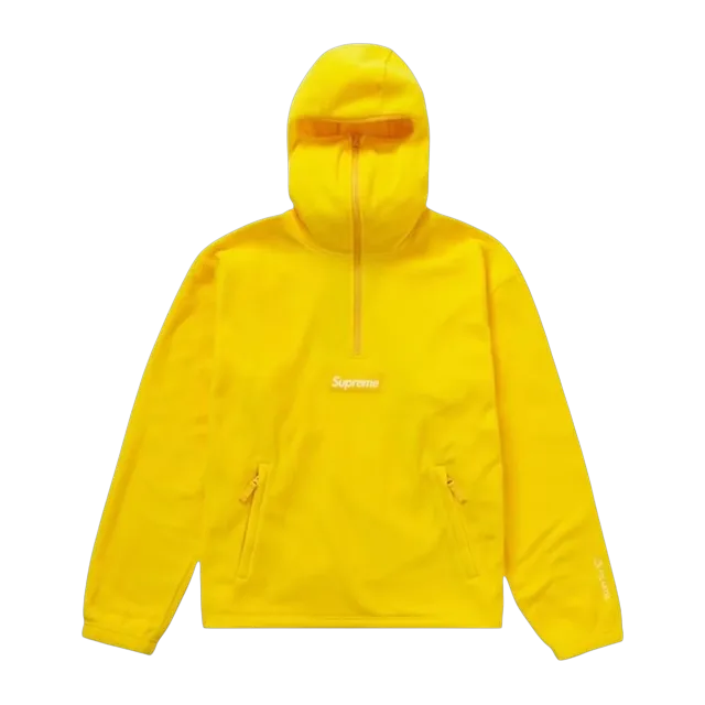 Supreme Polartec Facemask Half-Zip Hooded Yellow — Authentic Supreme in stock at CLZTURE