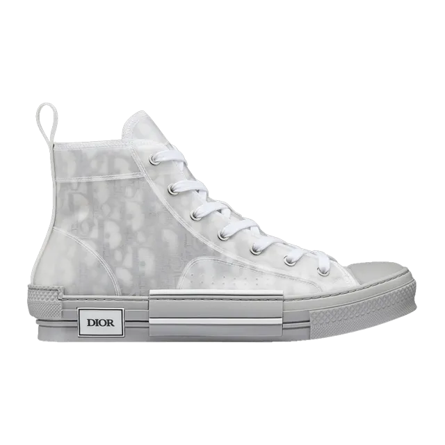 Dior Sneakers B23 Haute Oblique Grey — Authentic Shoes & Footwear at CLZTURE
