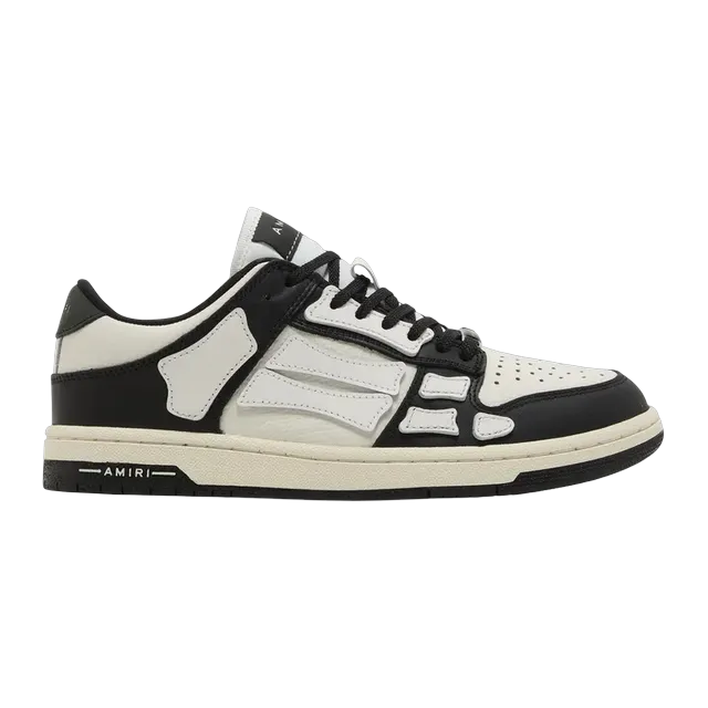 Amiri Skel Top Low Black White — Authentic Shoes & Footwear at CLZTURE