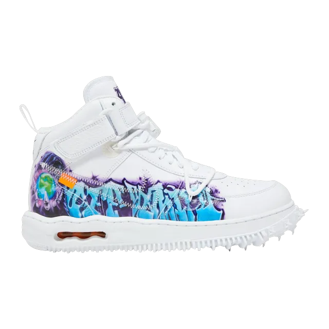Off-White x Air Force 1 Mid Graffiti — Authentic Shoes & Footwear at CLZTURE