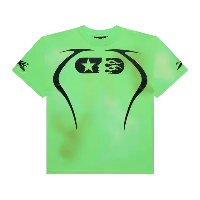 Hellstar Warm Up T-Shirt Neon Green — Authentic T-Shirts at CLZTURE