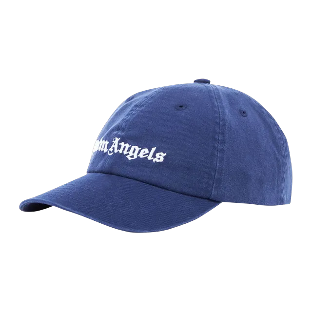 Palm Angels Cap Baseball logo Blue — Authentic Caps & Beanies at CLZTURE