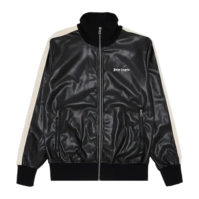 Palm Angels Classic Logo Track Black — Authentic Jackets & Outerwear at CLZTURE