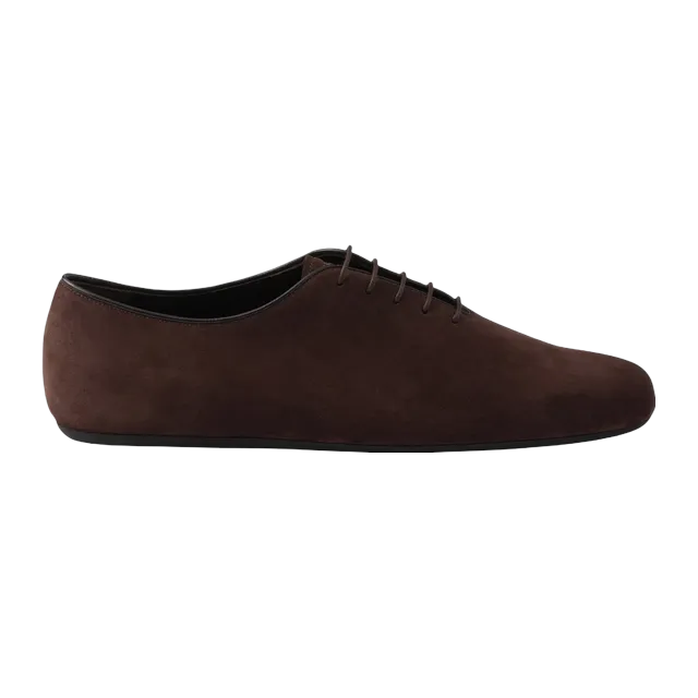 Prada Suede Laced Brown — Authentic Shoes & Footwear at CLZTURE