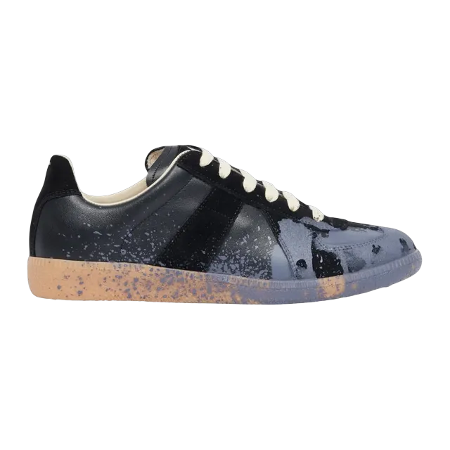 Maison Margiela Sneakers Replica Paint Black — Authentic Shoes & Footwear at CLZTURE