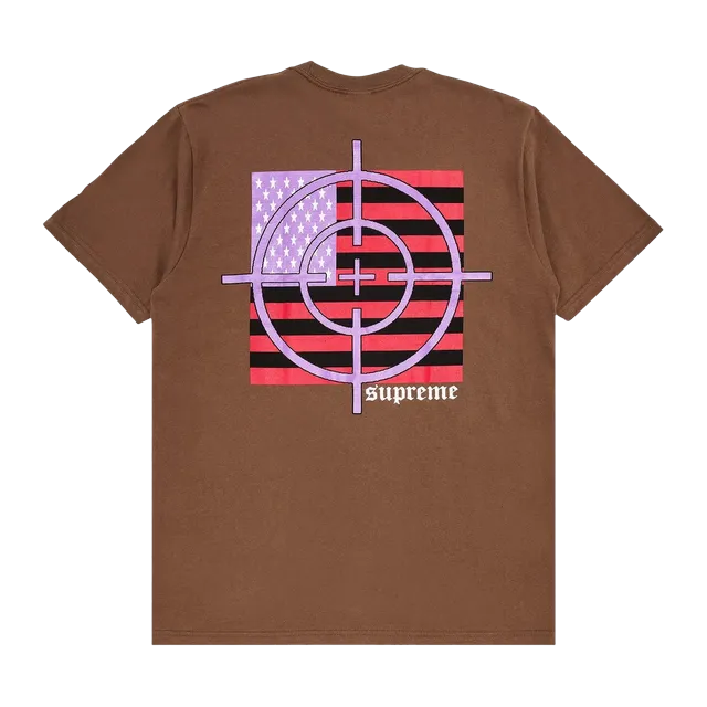Supreme Target T-Shirt Brown — Authentic Supreme in stock at CLZTURE