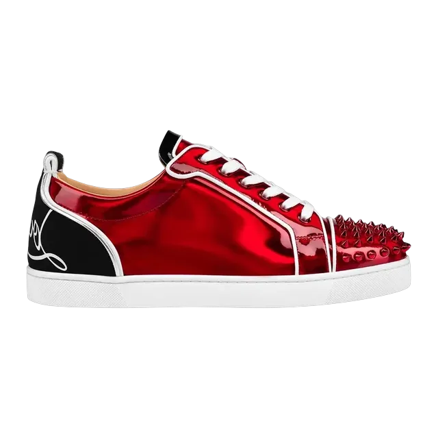 Christian Louboutin Fun Louis Junior Spikes Flat Version Loubi — Authentic Shoes & Footwear at CLZTURE