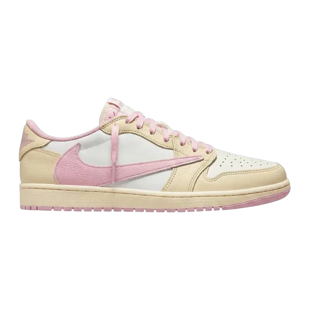 Travis Scott x Air Jordan 1 Low Og Shy Pink — Authentic Shoes & Footwear at CLZTURE