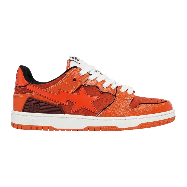 BAPE Sk8 Sta #2 M1 Orange — Authentic Shoes & Footwear at CLZTURE