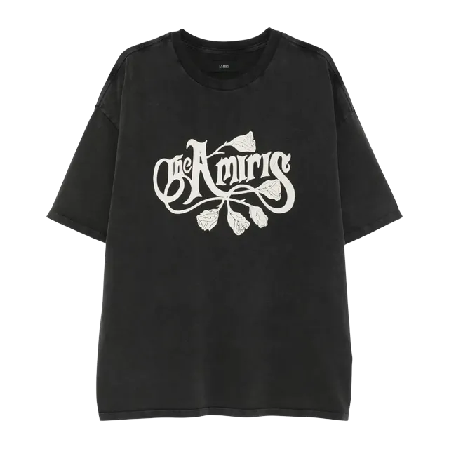 Amiri Logo Flower Black — Authentic T-Shirts at CLZTURE