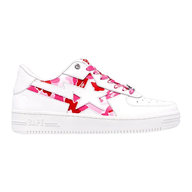 BAPE Bapesta Icon Abc Camo – Pink — Authentic Shoes & Footwear at CLZTURE