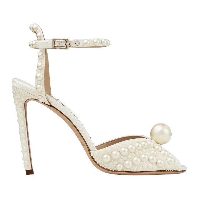 Jimmy Choo Sacora 100Mm White — Authentic Jimmy Choo in stock at CLZTURE