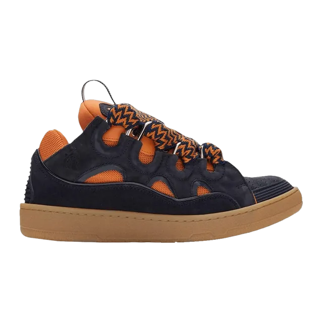 Lanvin Sneakers Curb Orange — Authentic Shoes & Footwear at CLZTURE