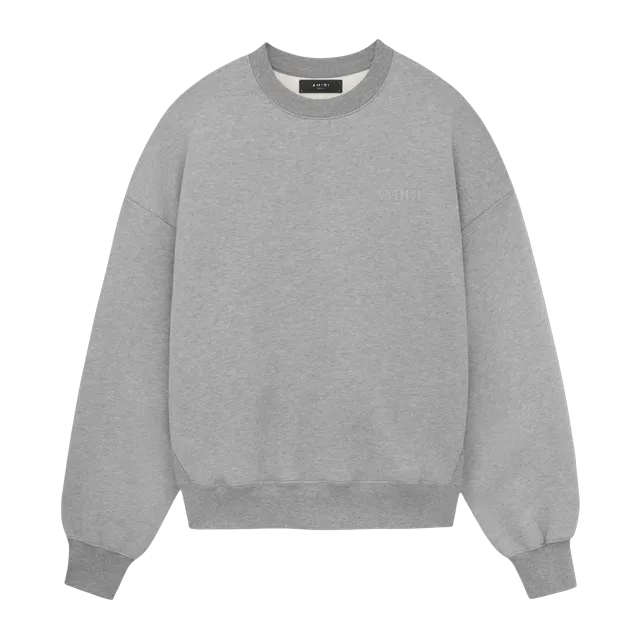 Amiri Oversized Crew Grey — Authentic AMIRI in stock at CLZTURE