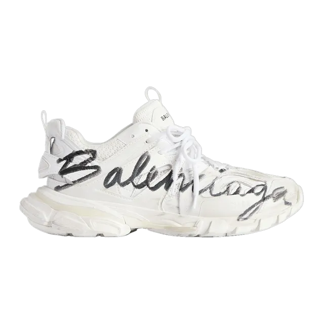 Balenciaga Sneakers Track Graffiti White — Authentic Balenciaga in stock at CLZTURE