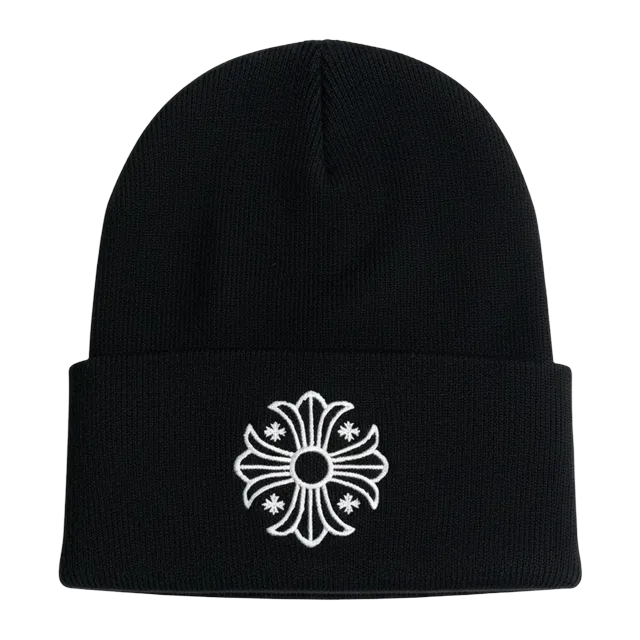 Chrome Hearts Beanie Logo Black — Authentic Accessories at CLZTURE