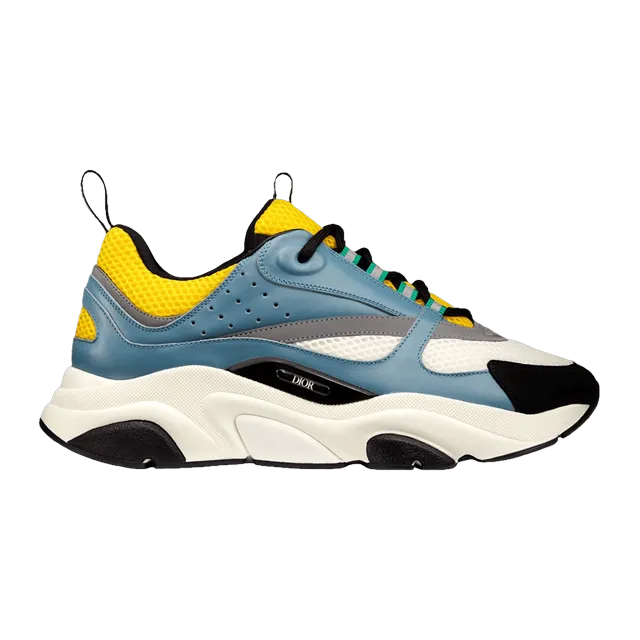 Dior Sneakers B22 Blue Yellow — Authentic Shoes & Footwear at CLZTURE