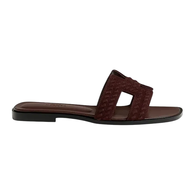 Hermès Oran Brown — Authentic Shoes & Footwear at CLZTURE