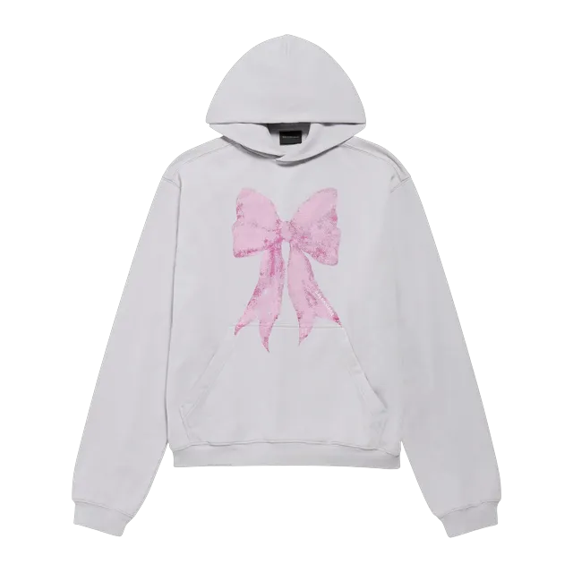 Balenciaga Hoodie Bow Grey — Authentic Balenciaga in stock at CLZTURE