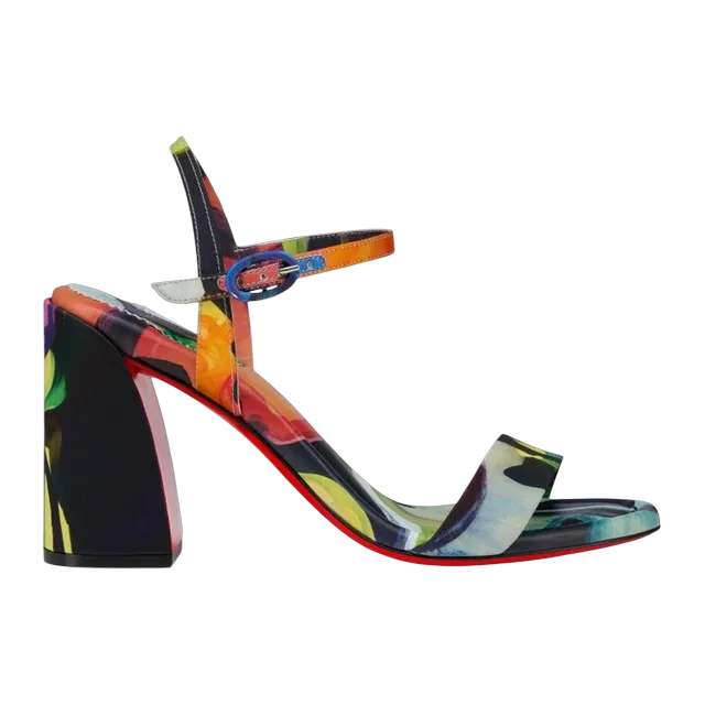 Christian Louboutin Miss Jane Sandal 85Mm Multi — Authentic Shoes & Footwear at CLZTURE
