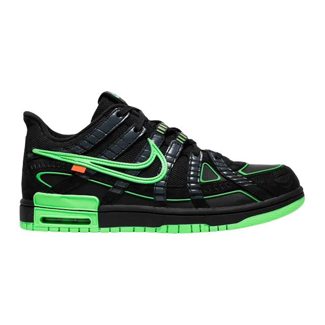 Off-White x Air Rubber Dunk Green Strike — Authentic Nike in stock at CLZTURE