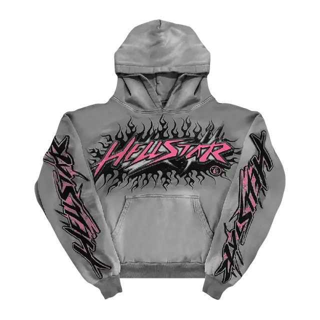 Hellstar Future Flame Hoodie Grey — Authentic Hoodies & Sweats at CLZTURE