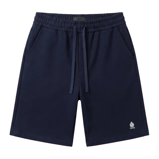 Prada Shorts Molleton Blue — Authentic Shorts at CLZTURE