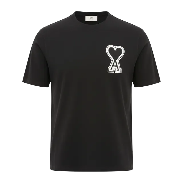 T-Shirt Ami De Coeur Black — Authentic T-Shirts at CLZTURE