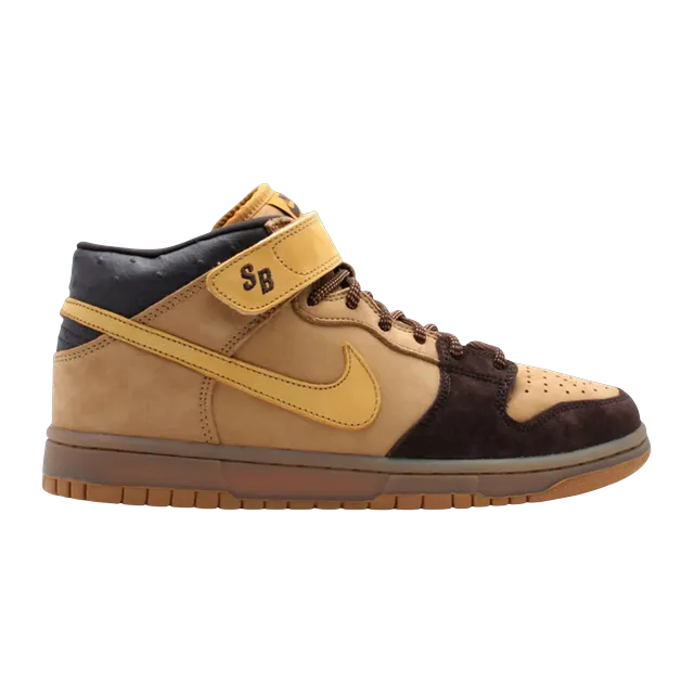 Dunk Mid Pro SB Wheat — Authentic Nike in stock at CLZTURE