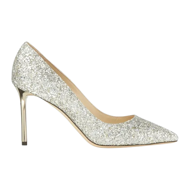Jimmy Choo Romy 85Mm Grey — Authentic Shoes & Footwear at CLZTURE