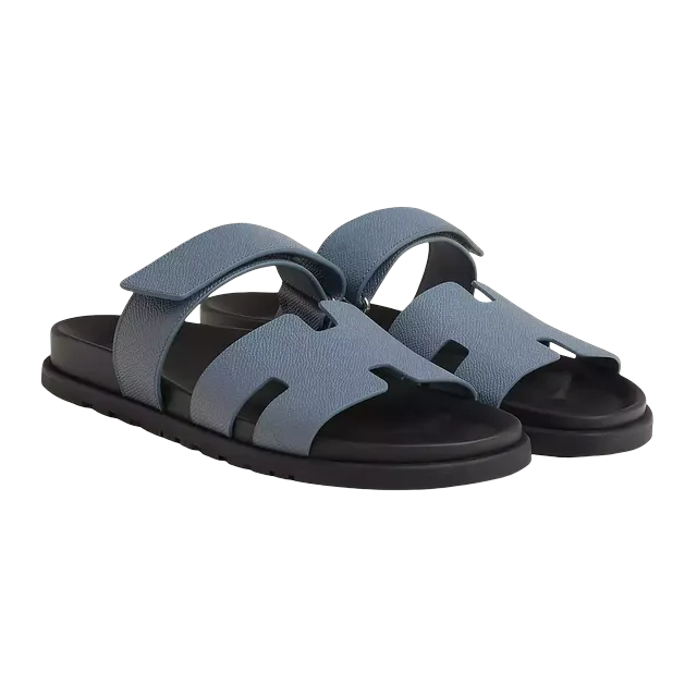 Hermès Sandals Chypre Blue — Authentic Hermès in stock at CLZTURE
