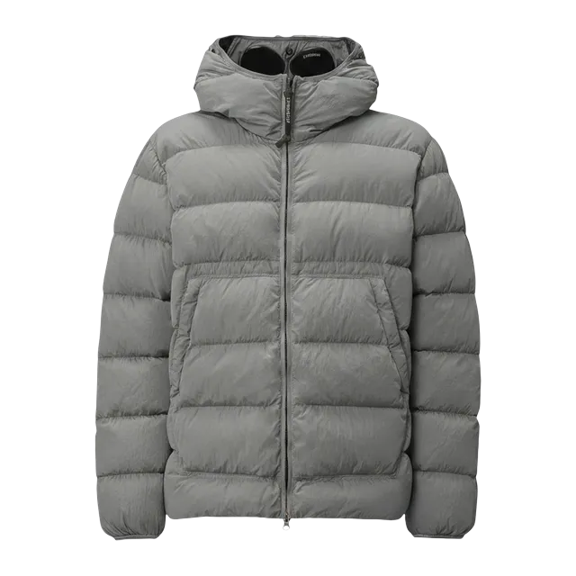 C.P. Company Chrome-R Goggle Down Jacket Grey — Authentic Jackets & Outerwear at CLZTURE