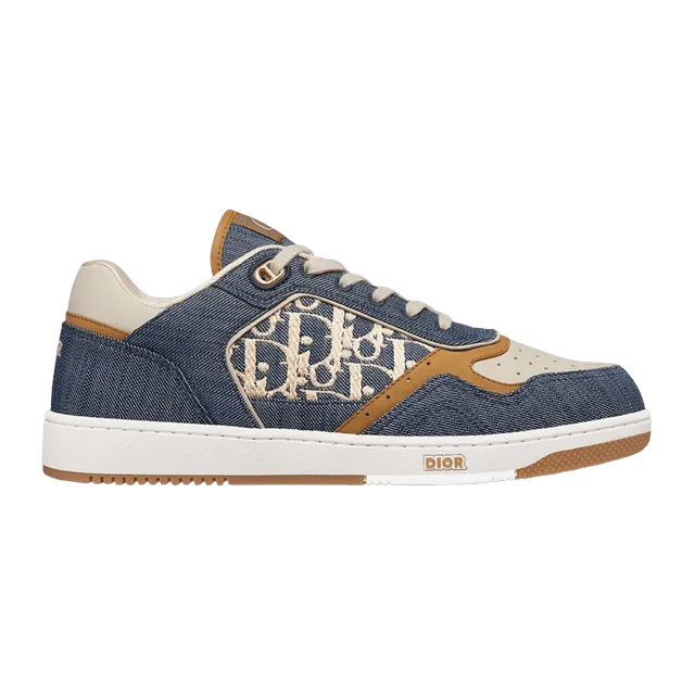 Dior Sneakers B27 Oblique Denim Brown — Authentic Shoes & Footwear at CLZTURE