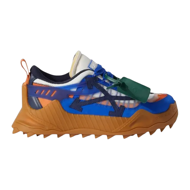 Off-White Odsy-1000 White Blue Brown — Authentic Shoes & Footwear at CLZTURE