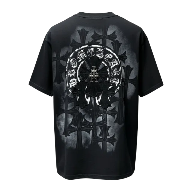 Chrome Hearts T-Shirt Cross Logo Black — Authentic T-Shirts at CLZTURE