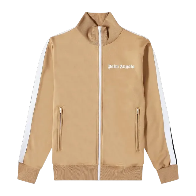 Palm Angels Classic Logo Track Beige — Authentic at CLZTURE