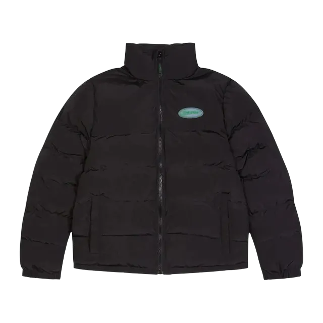 Trapstar Hyperdrive Puffer Black Green — Authentic Jackets & Outerwear at CLZTURE
