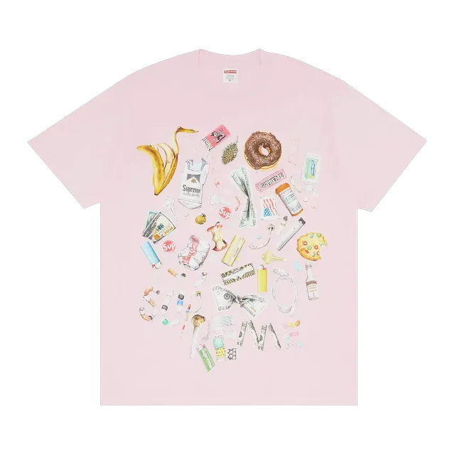 Supreme Trash T-Shirt Light Pink — Authentic Supreme in stock at CLZTURE