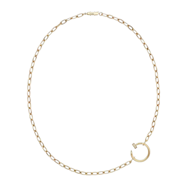 Cartier Necklace Juste Un Clou Diamants Gold — Authentic Jewelry at CLZTURE
