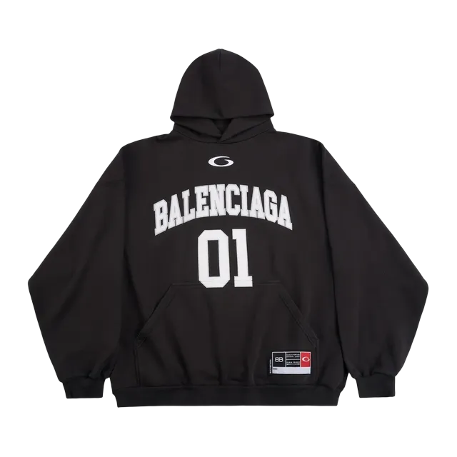 Balenciaga Basketball Series Hoodie Black — Authentic Hoodies & Sweats at CLZTURE