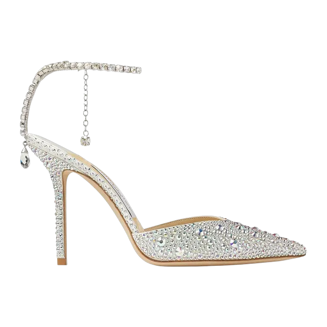 Jimmy Choo Saeda 100Mm White — Authentic at CLZTURE