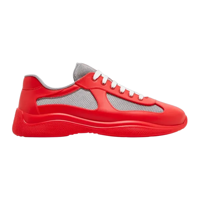 Prada America’s Cup Soft Rubber – Red — Authentic Shoes & Footwear at CLZTURE