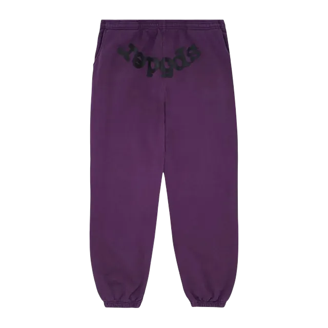 Sp5der Classic Sweatpant Grape — Authentic Pants & Trousers at CLZTURE