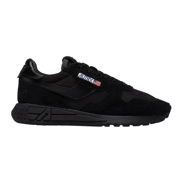 Autry Reelwind Low Full Black — Authentic Shoes & Footwear at CLZTURE