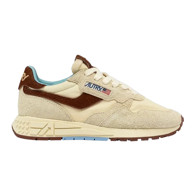 Autry Reelwind Low Beige Brown — Authentic Shoes & Footwear at CLZTURE