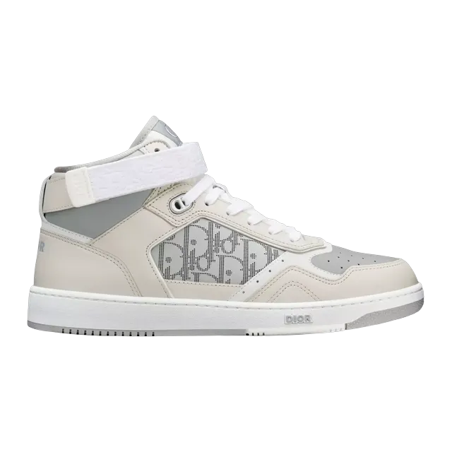 Dior Sneakers B27 Haute Oblique White Grey — Authentic Shoes & Footwear at CLZTURE