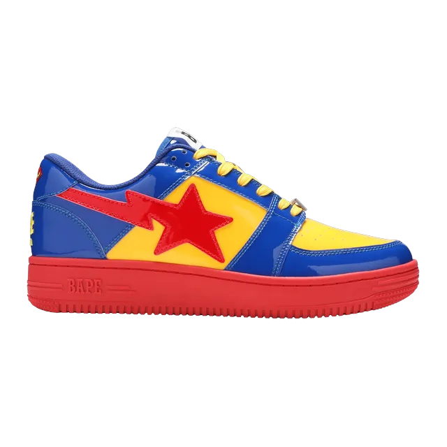 BAPE Dc Comics x Bapesta Low M1 Superman — Authentic Bape in stock at CLZTURE